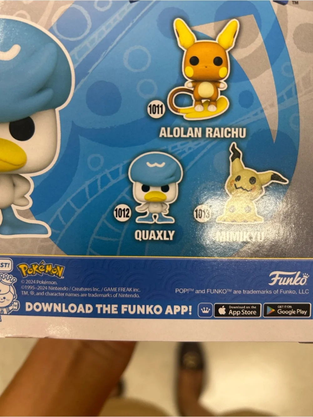 Funko Games Pokémon Quaxly #1012 - Blue Vinyl Figure